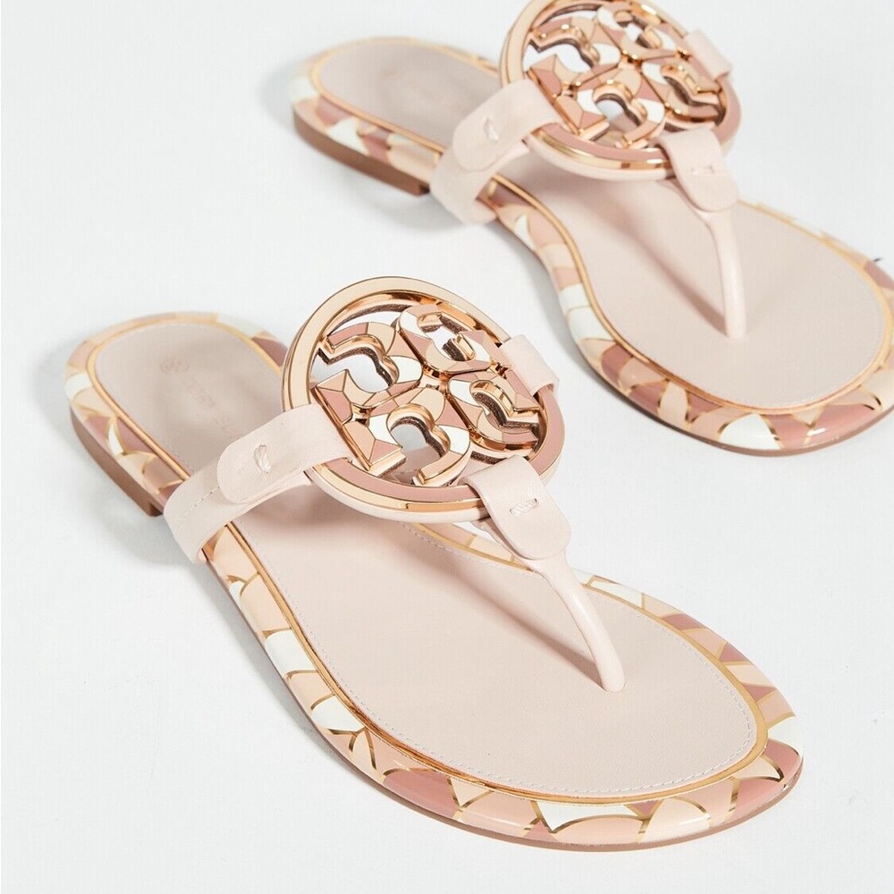 Tory Burch Enamel Miller Sandals